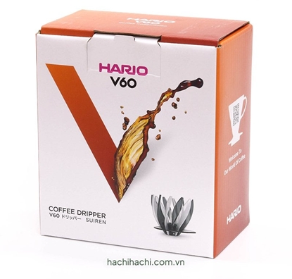 Picture of Hario Dripper V60 SUIREN - Czarny-Biay