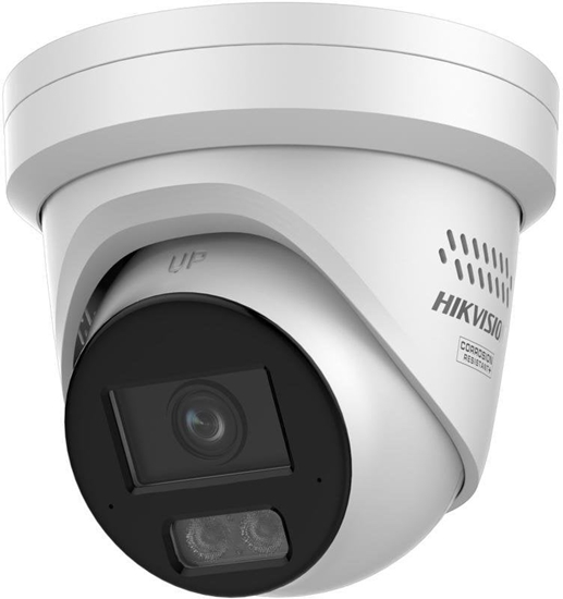 Изображение HIKVISION DS-2CD2347G3-LIS2UY/SL(4mm) Turret 4MP Smart Hybrid Light