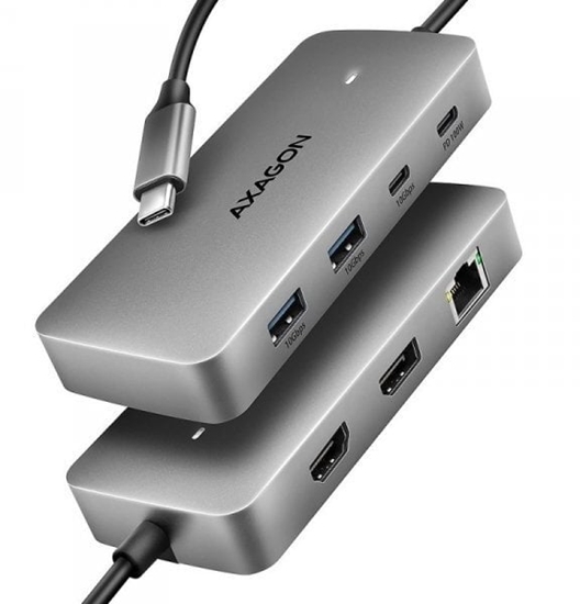 Picture of I/O HUB USB-C 3P HDMI DP/0.15M HMC-CUB83X2 AXAGON