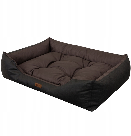 Изображение Hobbydog LEGOWISKO PUFFY OXFORD BRZOWO - CZARNE