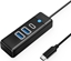 Attēls no HUB USB Orico 3x USB-C  + 2x USB-A 3.2 Gen2 (PWC2U-C3-015-BK-EP)