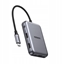 Attēls no HUB USB Ugreen Hub USB-C 7w1 HDMI USB-C USB-A SD/TF - szary