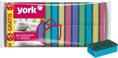 Picture of York Zmywak kuchenny gbka myjka 25 + 5 szt YORK