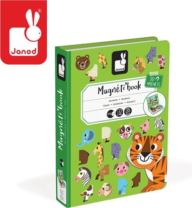 Изображение Janod Magnetibook Magnetyczna ukadanka Zwierzta