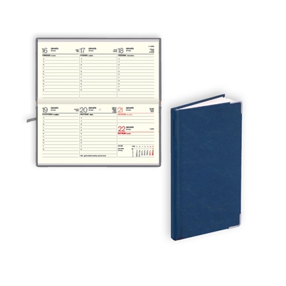 Picture of Kabatas plānotājs 2026.gadam EKO Lady, nedēļa, 163x82 mm, balacron, zils