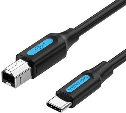 Picture of Kabel do drukarki USB 2.0 typu C mski na typ B mski 1m