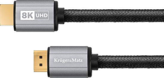 Picture of HDMI 2.1 Ultra High Speed kabelis 300cm, 8K 60Hz, 4K 120Hz, 48Gbps, eARC, HDR, OFC – Kruger & Matz