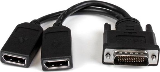 Picture of Kabel StarTech DMS-59 - DisplayPort x2 0.2m czarny (DMSDPDP1)