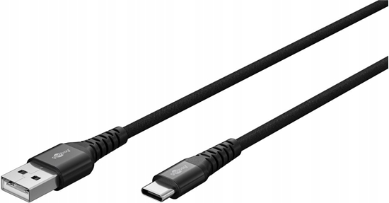 Picture of Kabel USB Goobay USB-A - USB-C 0.5 m Czarny (RB74525)
