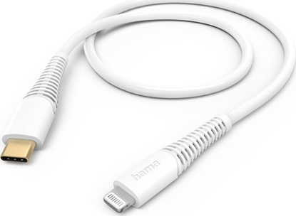 Изображение Kabel USB Hama USB-C - Lightning 1.5 m Biay (002016030000)