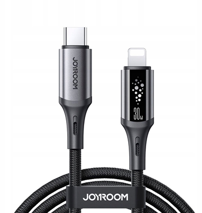 Attēls no Kabel USB Joyroom Kabel S-A60 StarTalk 30W USB-C- Lightning 1,2m - czarny