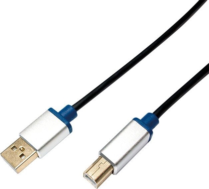 Picture of Kabel USB LogiLink USB-A - USB-B 2 m Czarny (BUAB220)