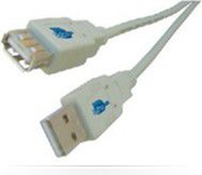 Изображение Kabel USB MicroConnect USB-A - USB-A 1 m Szary (USBAAF1)