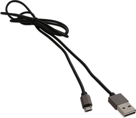 Picture of Kabel USB Platinet USB-A - microUSB 1 m Czarny (PUCRP1B)