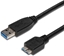 Picture of Kabel USB PremiumCord USB-A - micro-B 1 m Czarny (ku3ma1bk)