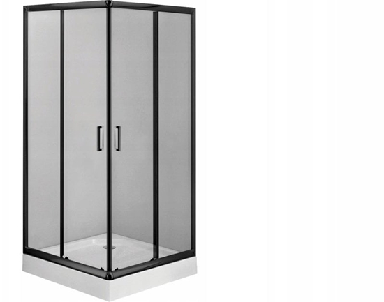 Picture of Kabina prysznicowa z brodzikiem kwadratowa 80 cm
