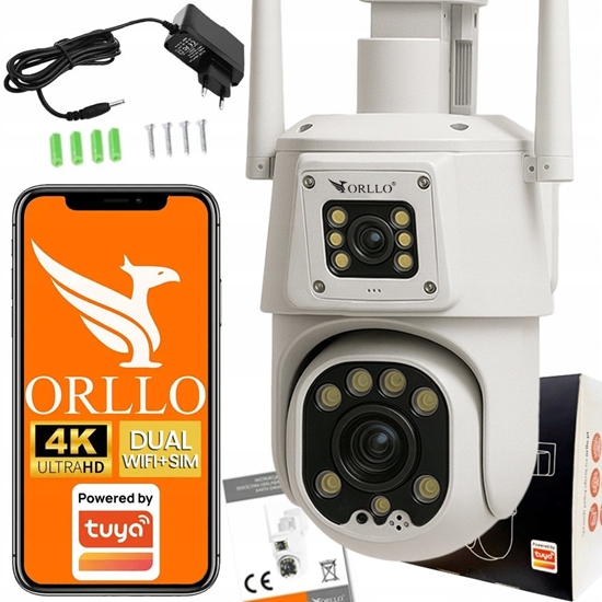 Picture of Kamera IP ORLLO Kamera IP TZ8 Dual 4MP+4MP 4G Wi-Fi