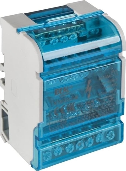 Изображение Kanlux Blok rozdzielczy na szyn TH35 125A 500V AC 23334