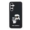 Изображение Karl Lagerfeld 3D Rubber Karl and Choupette Case for Samsung Galaxy S24 FE / Black