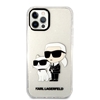 Изображение Karl Lagerfeld IML Glitter Karl and Choupette NFT Case for iPhone 12/12 Pro / transparent