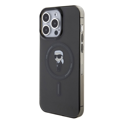 Изображение Karl Lagerfeld IML Ikonik MagSafe Case for iPhone 15 Pro Max / black