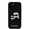 Picture of Karl Lagerfeld Liquid Silicone Double Heads MagSafe Case for iPhone 15 Pro Max / black