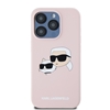 Picture of Karl Lagerfeld Liquid Silicone Double Heads MagSafe Case for iPhone 15 Pro Max / Pink