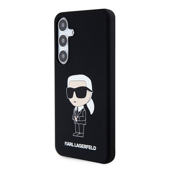 Picture of Karl Lagerfeld Liquid Silicone Ikonik NFT Case for Samsung Galaxy S24+ / black