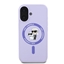 Изображение Karl Lagerfeld Liquid Silicone Karl and Choupette MagSafe Case for iPhone 16 / Purple