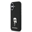 Attēls no Karl Lagerfeld Liquid Silicone Metal Ikonik Case for iPhone 17 / Black