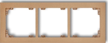 Attēls no Karlik Deco Ramka potrójna zoty metalik (8DR-3)