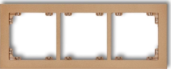 Picture of Karlik Deco Ramka potrójna zoty metalik (8DR-3)