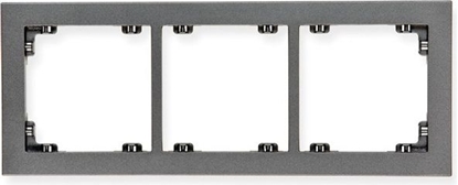 Attēls no Karlik Deco ramka uniwersalna potrójna grafitowe (11DR-3)
