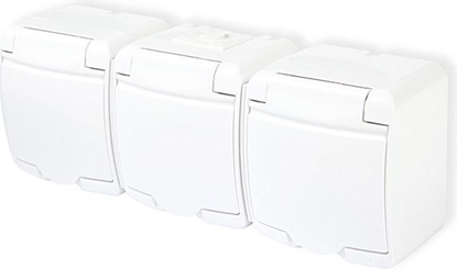 Attēls no Karlik Gniazda potrójne hermetyczne Junior biae (GHE-3)