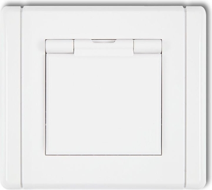 Attēls no Karlik Gniazdo bryzgoszczelne Flexi z/u biay (FGPB-1z)