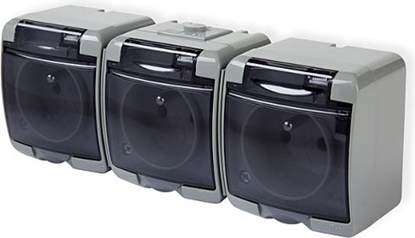 Attēls no Karlik Gniazdo elektryczne potrójne, 3x2P (RTV002388)