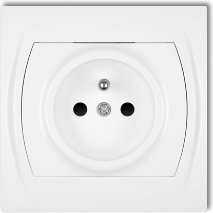 Attēls no Karlik Gniazdo pojedyncze Logo z/u biay (LGP-1z)