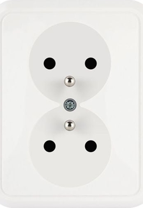 Attēls no Karlik Liza gniazdo podwójne z uziemieniem biae (GPT-2Z)