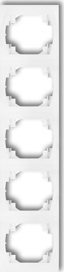 Picture of Karlik Logo Ramka pionowa piciokrotna biay (LRV-5)