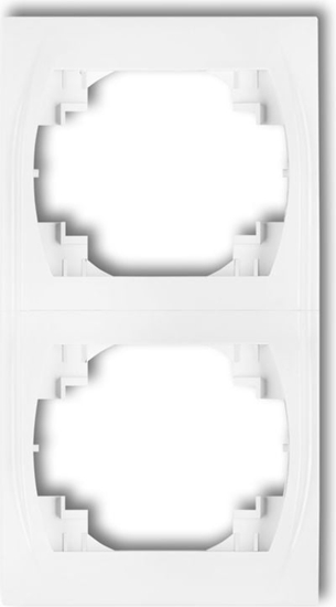 Picture of Karlik Logo Ramka podwójna pionowa biay (LRV-2)