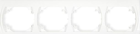 Picture of Karlik LOGO Ramka pozioma poczwórna biay LRH-4