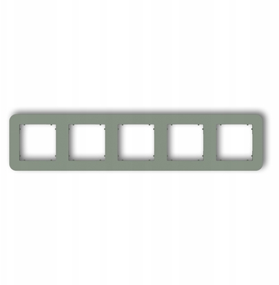 Attēls no Karlik MINI Ramka piciokrotna zaokrglona z tworzywa w kolorze szawiowym 61MRTZ-5