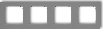 Attēls no Karlik MINI Ramka poczwórna szary mat (27MR-4)