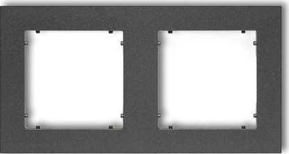 Attēls no Karlik MINI Ramka podwójna grafitowa (11MR-2)