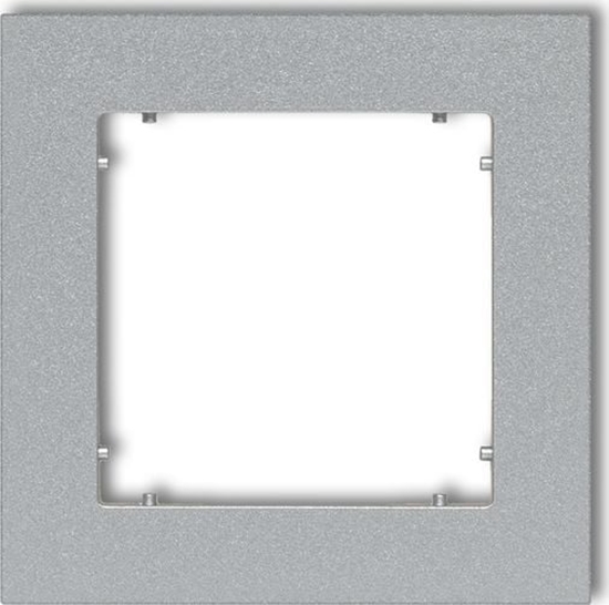Picture of Karlik MINI Ramka pojedyncza srebrny metalik (7MR-1)