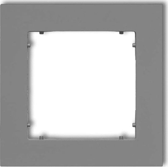 Picture of Karlik MINI Ramka pojedyncza szary mat (27MR-1)