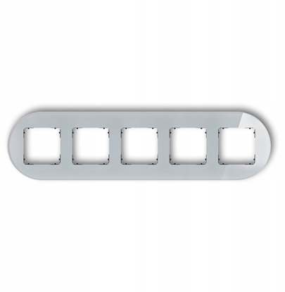 Attēls no Karlik Ramka uniwersalna piciokrotna okrga - efekt szka (ramka: szara spód: czarny) 15-12-IRSO-5