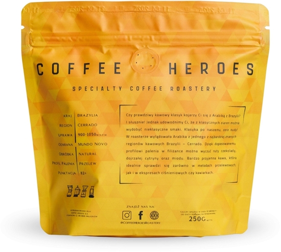 Изображение Kawa ziarnista Coffee Heroes Roastery Brazylia Cerrado Filter 250g