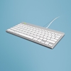 Picture of KEYBOARD COMPACT BREAK ENG/WHITE RGOCOUSWDWH R-GO TOOLS