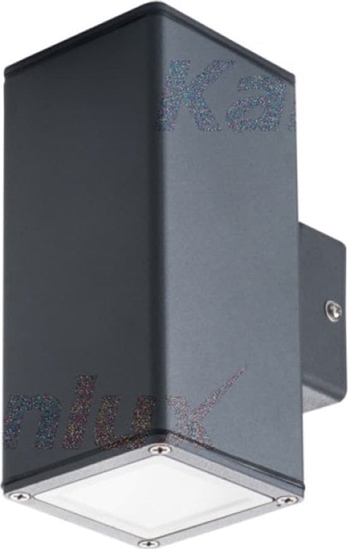 Изображение Kinkiet Kanlux Kanlux Gori 29001 kinkiet lampa cienna zewntrzna 2x35W GU10 antracytowy